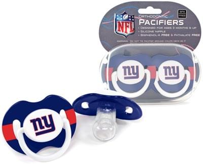 Orthodontic Pacifiers 2 pack New York Giants   
