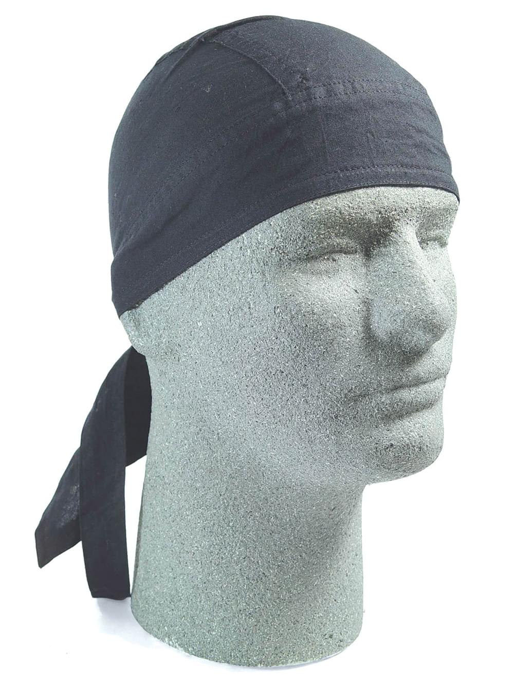 Wrap Hat Black Denim 