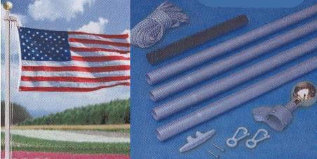 Flag Pole 20' Adjustable