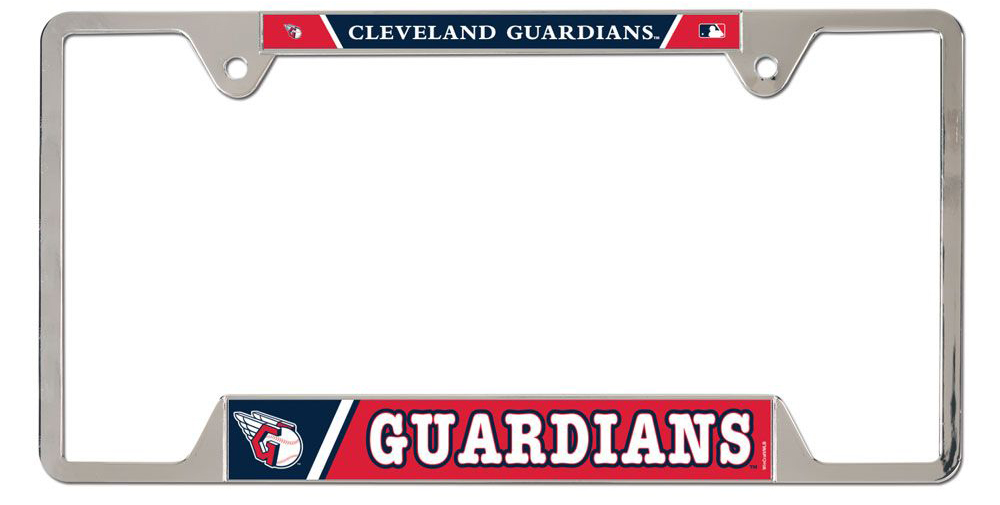 Metal License Plates Frames Cleveland Guardians