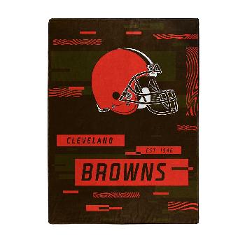 Royal Plush Raschel Blanket Cleveland Browns