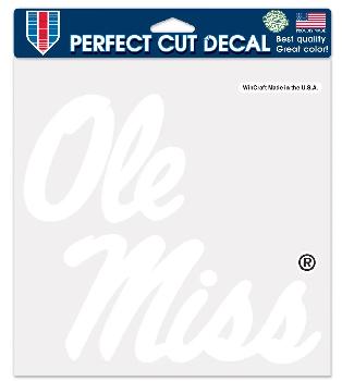 Decal Die Cut Mississippi University Ole Miss
