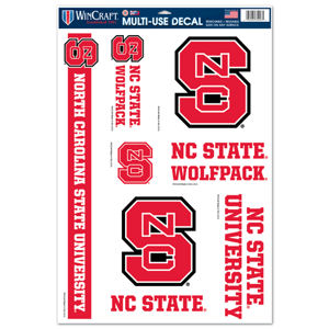 Multi-Use Decals 11"x17" NC State Wolfpack