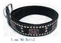 Belt with Waving Confederate Flag