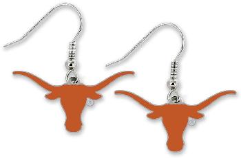 Dangle Earrings Texas Longhorns   