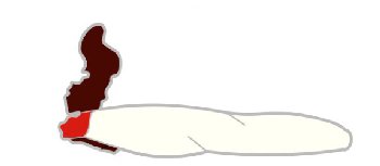 Lapel Pin Cigar w/Smoke 