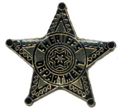 Lapel Pin Sheriff's Department Star 