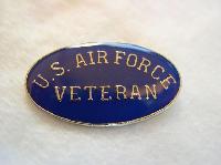 Lapel Pin US Air Force Veteran 