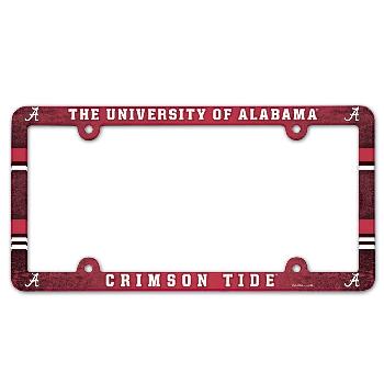 Plastic License Plate Frames Alabama Crimson Tide