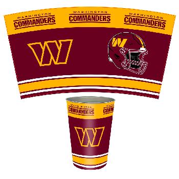 Trash Cans Washington Commanders Fan