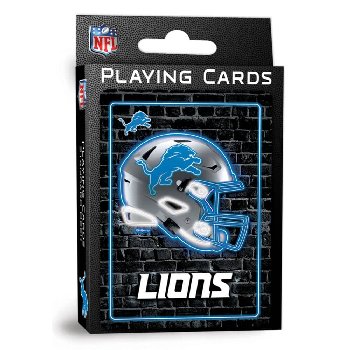 Neon Playing Cards Detroit Lions 
