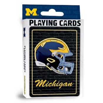 Neon Playing Cards Michigan Wolverines 
