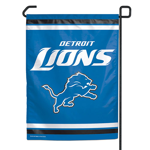 Garden Flag 12" x18" Detroit Lions 