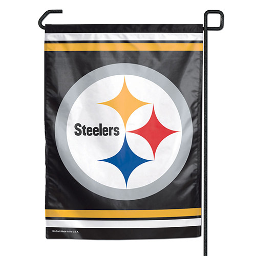 Garden Flag 12" x18" Pittsburgh Steelers 
