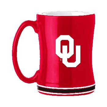 Ceramic Coffee Mug Relief Mug 14oz Oklahoma Sooners 