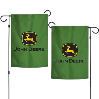 Garden Flag 12" x18" John Deere Green