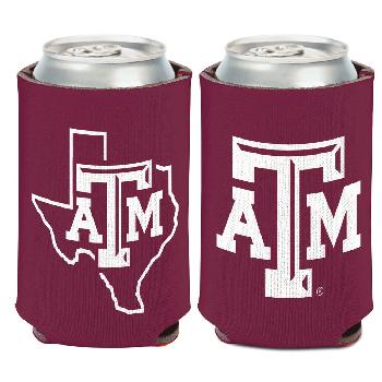 Can Cooler Double-Sided  Texas A & M Aggies 