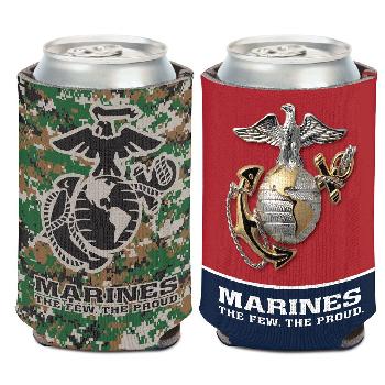 Can Coolers Double Sided Carded US Marines