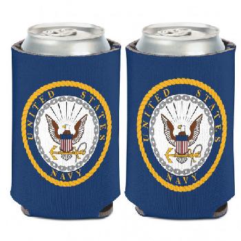Can Coolers Double Sided Carded US Navy