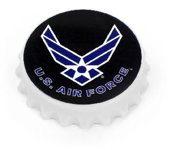 Bottle Cap Bottle Opener Magnet US Airforce