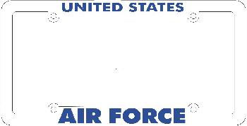 Plastic License Plate Frame U.S. Air Force™