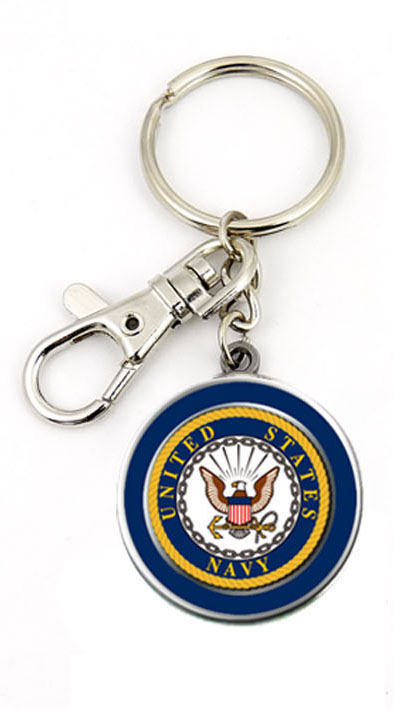 Circle Lobster Keychain US Navy  