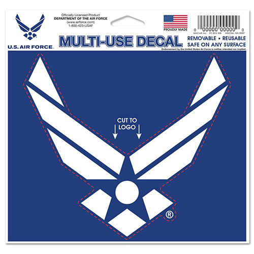 Multi Use Decals 4.5"x 5.75" U.S. Air Force™  Logo 
