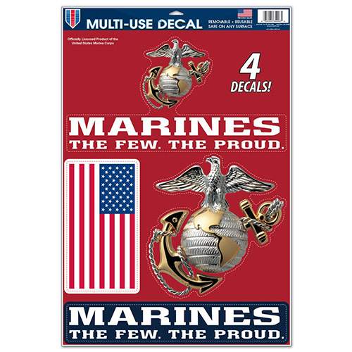 Multi Use Decals 11"x 17"  US Marines Logo  