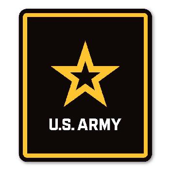 Magnet 4"X 4.5" US Army Seal  