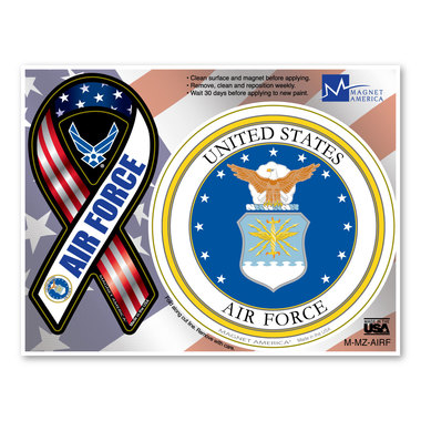 Magnet Mini Ribbon & Circle Air Force™