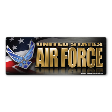 Magnet Chrome Bumper Strip Air Force™