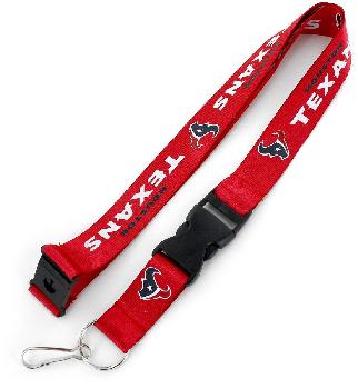 Lanyard Keychain Houston Texans Red