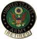 Lapel Pin US Army Retired 