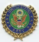 Lapel Pin US Army Wreath 