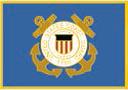 Lapel Pin Coast Guard Rectangular Flag 