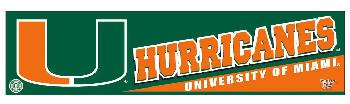 Bumper Stickers Miami Hurricane 