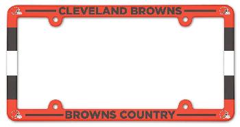 Plastic License Plate Frames Cleveland Browns