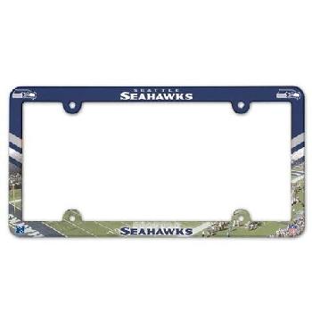 Plastic License Plate Frames Seattle Seahawks 