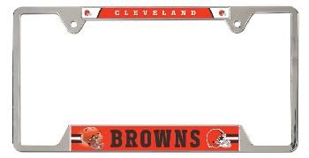 Metal License Plates Frames Cleveland Browns 