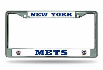 Metal License Plates Frames New York Mets 