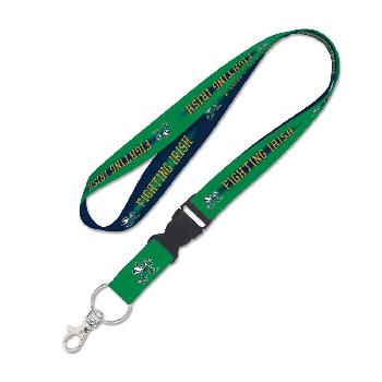 Lanyard Keychain Notre Dame Fighting Irish Leprachaun