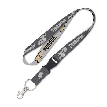 Lanyard Keychain Purdue Boilermakers Charcoal