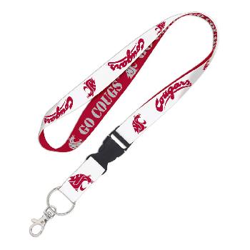 Lanyard Keychain Washington State Cougars
