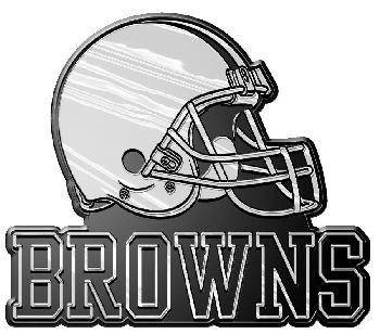 Chrome Team Auto Emblem Cleveland Browns 