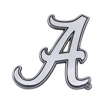 Chrome Team Auto Emblem Alabama Crimson Tide