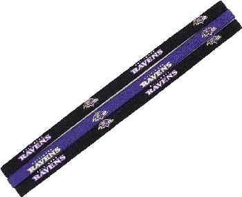 Elastic Head band Team Color  Baltimore Ravens