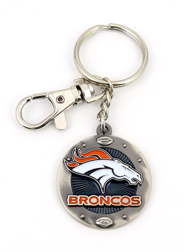 Impact Keyring w/Lobster Clasp Team Logo Denver Broncos 