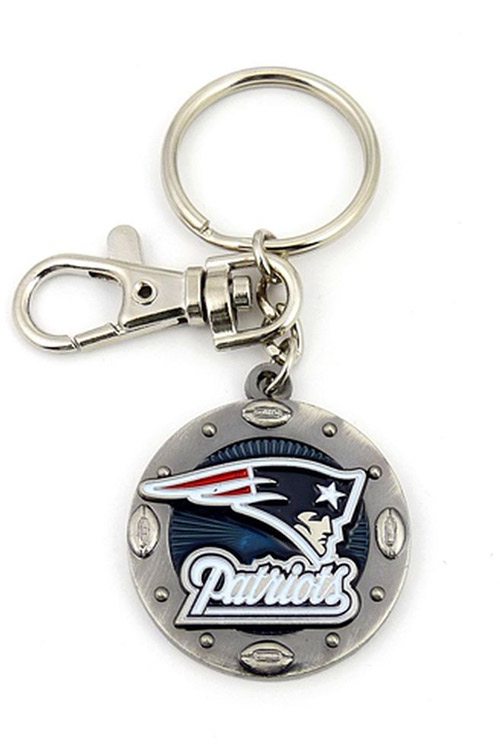 Impact Keyring w/Lobster Clasp Team Logo New England Patriots  