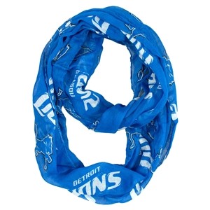 Infinity Scarf Alternate Color Sheer Detroit Lions  