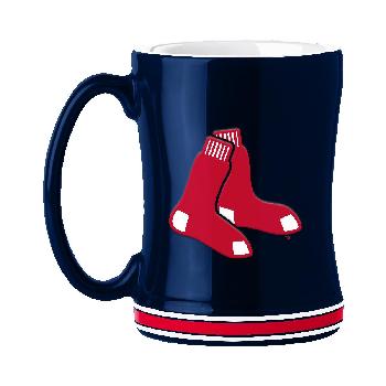 Ceramic Coffee Mug Relief Mug 14oz Boston Red Sox
